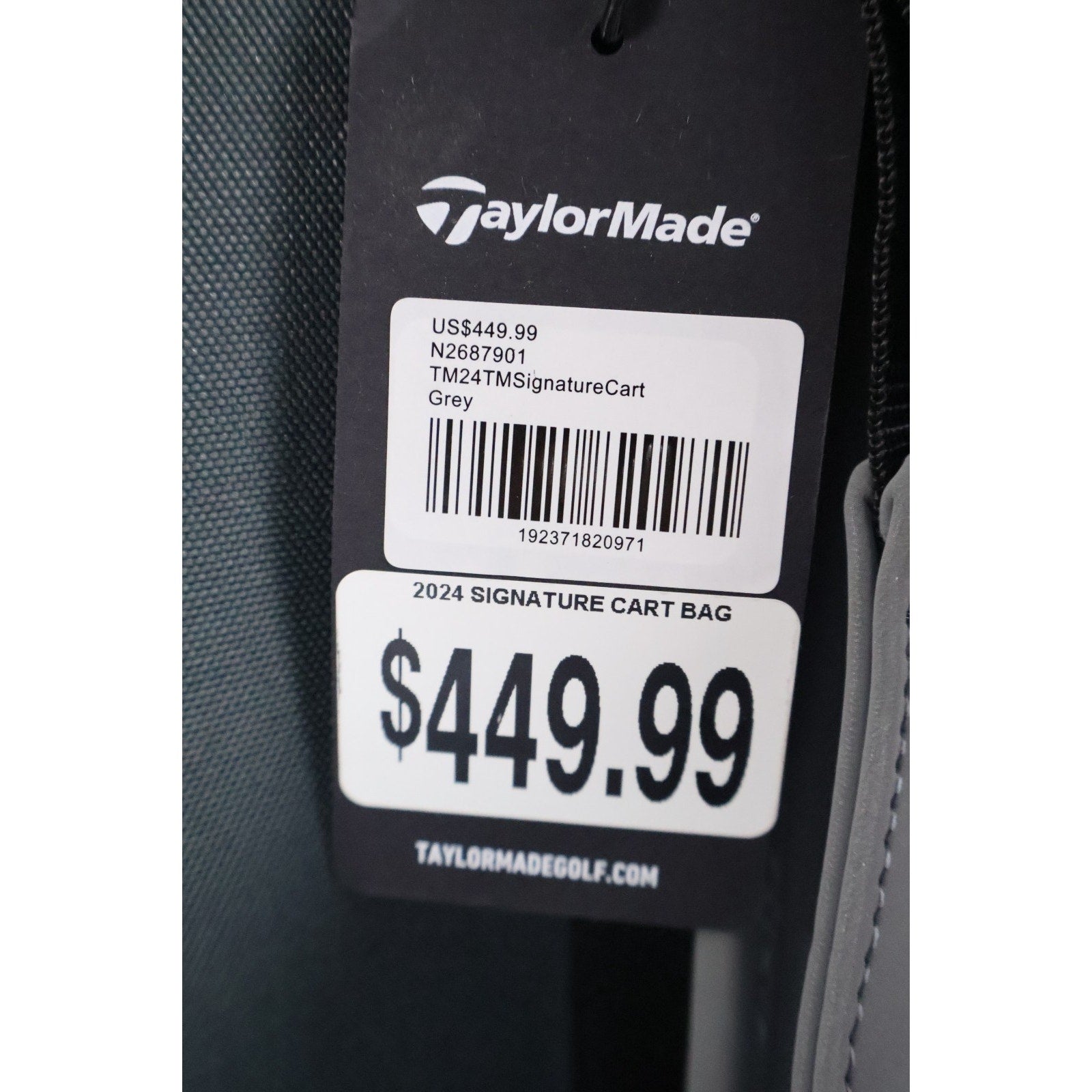 TaylorMade Golf Signature 14-Way Cart Bag Grey New Read