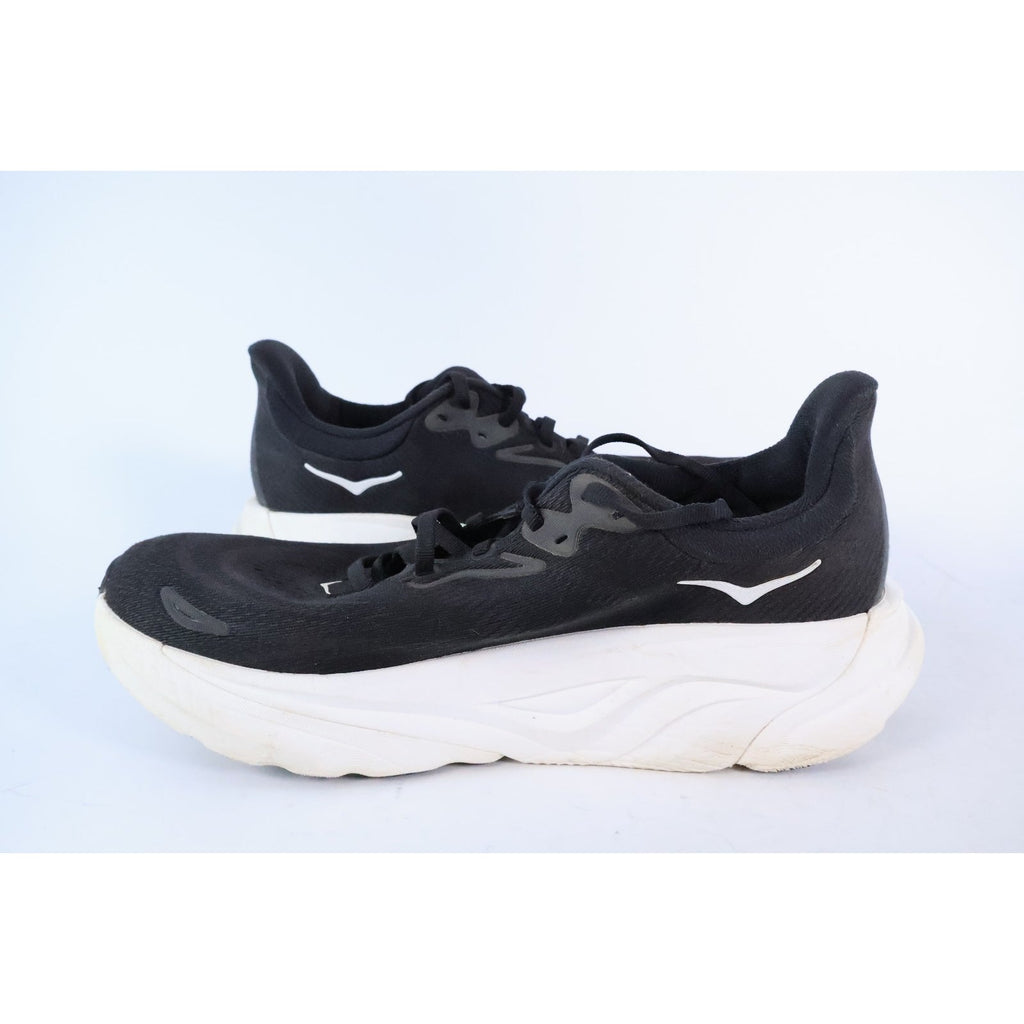 Hoka One One Arahi 8 Men's Sz 9 Black White Athletic Running Shoes Sneakers #313