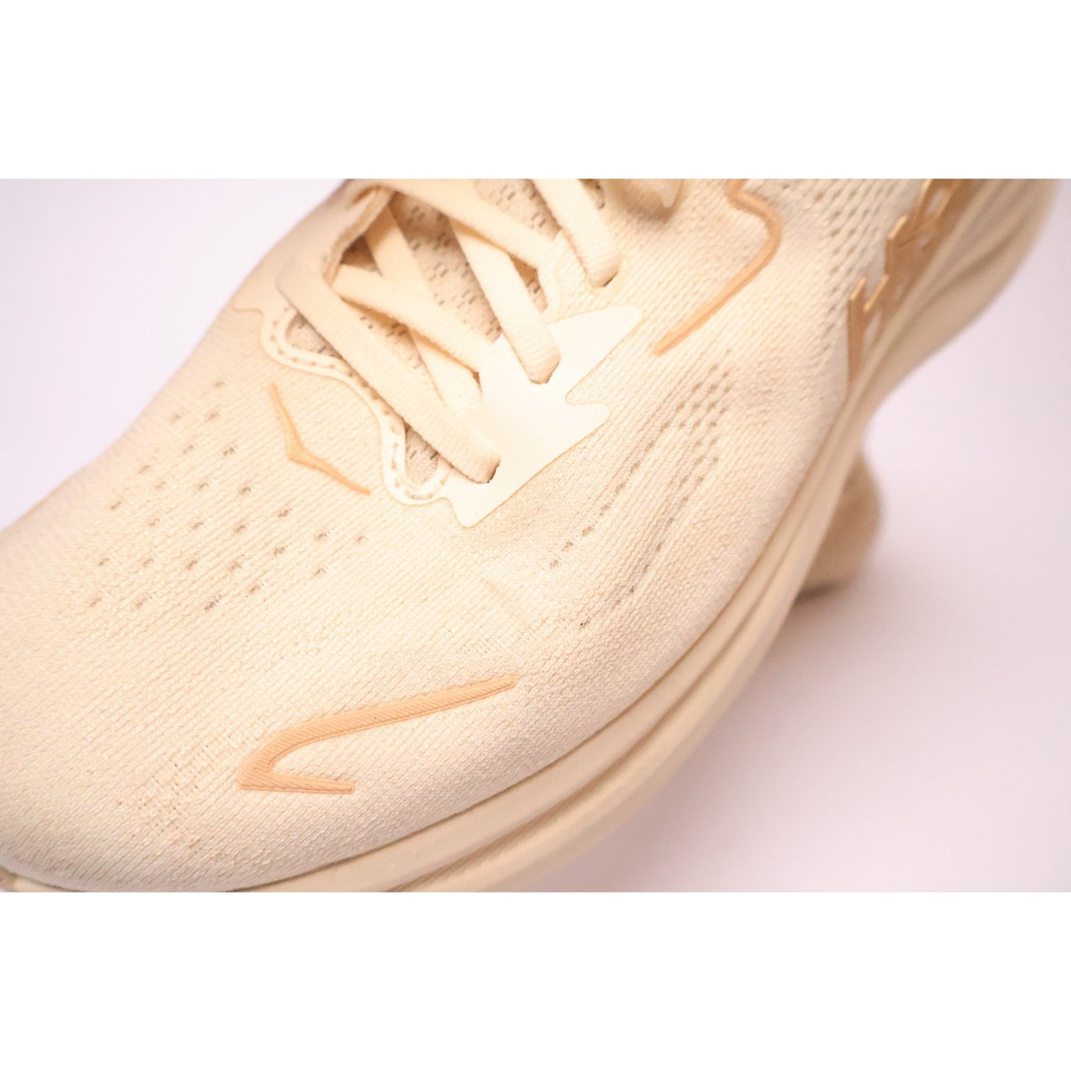 HOKA ONE ONE Clifton 10 Women’s Running Shoes Vanilla Birch Beige 10B READ #175
