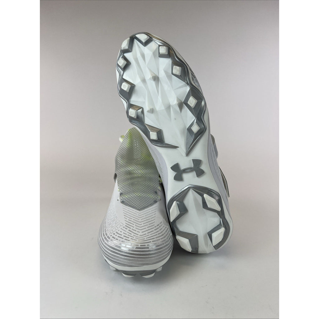 UNDER ARMOUR UA HIGHLIGHT HAMMER MC 'WHITE METALLIC SILVER' 3025085-101 Size 12