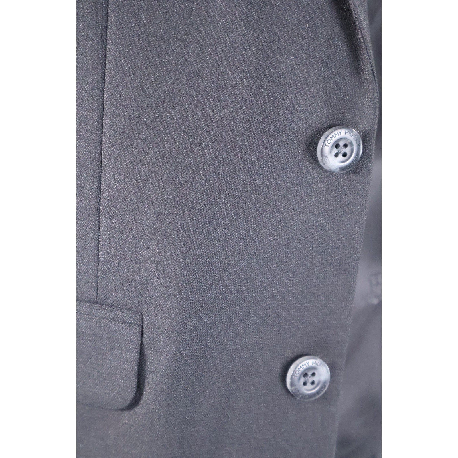 Tommy Hilfiger Boy's Black Modern-Fit Stretch Suit 2 Piece Jacket Pant Sz 10 NWT