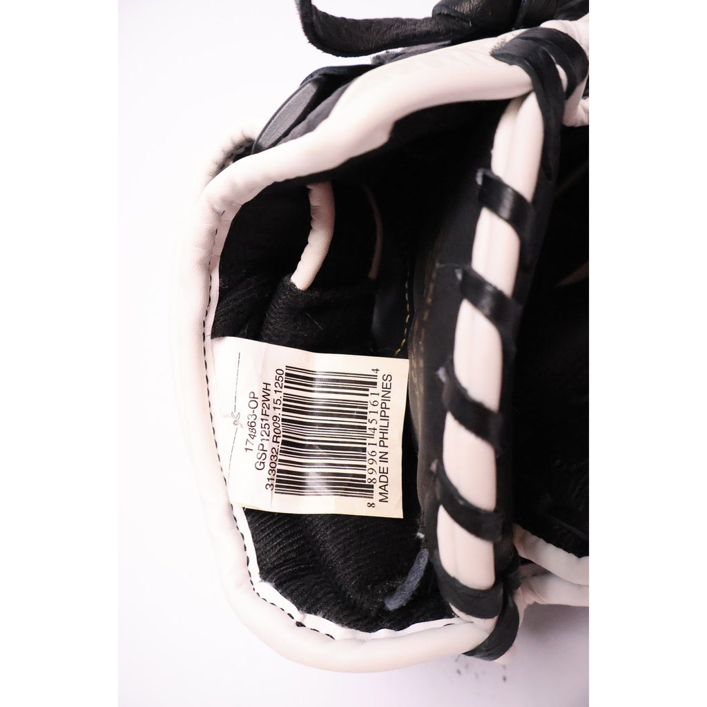 Mizuno 12.5'' Supreme Series Fastpitch Glove - (1251F2WH) - Black/White - RHT