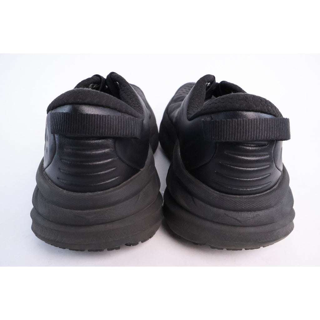 Hoka One One Bondi SR Women's Size 9 Black Leather Slip Resistant Shoes #196