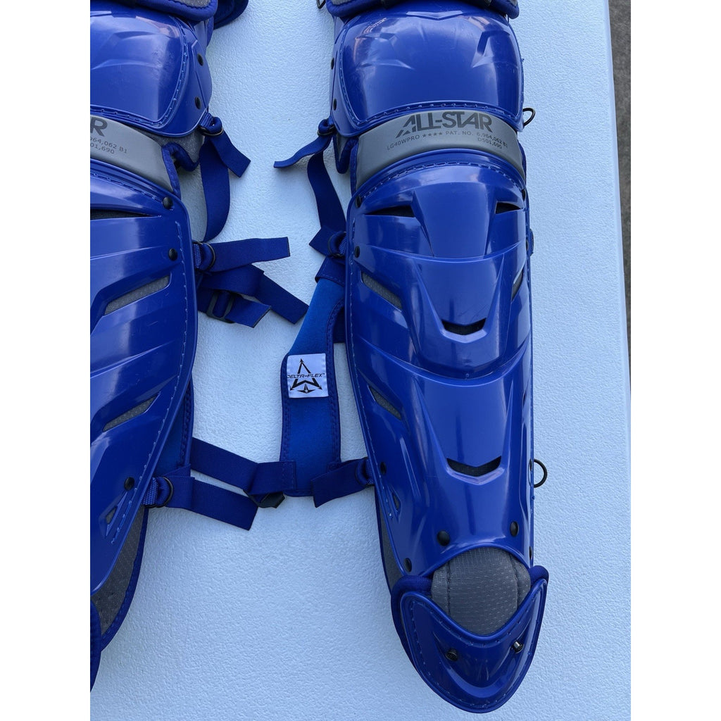 All-Star S7 AXIS Baseball Catcher's Leg Guard Adult 16.5in - New Read