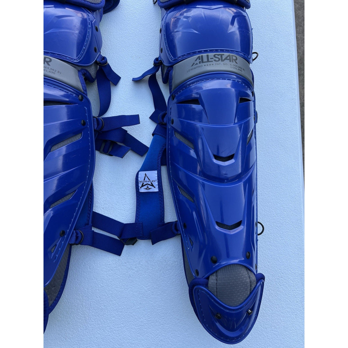 All-Star S7 AXIS Baseball Catcher's Leg Guard Adult 16.5in - New Read
