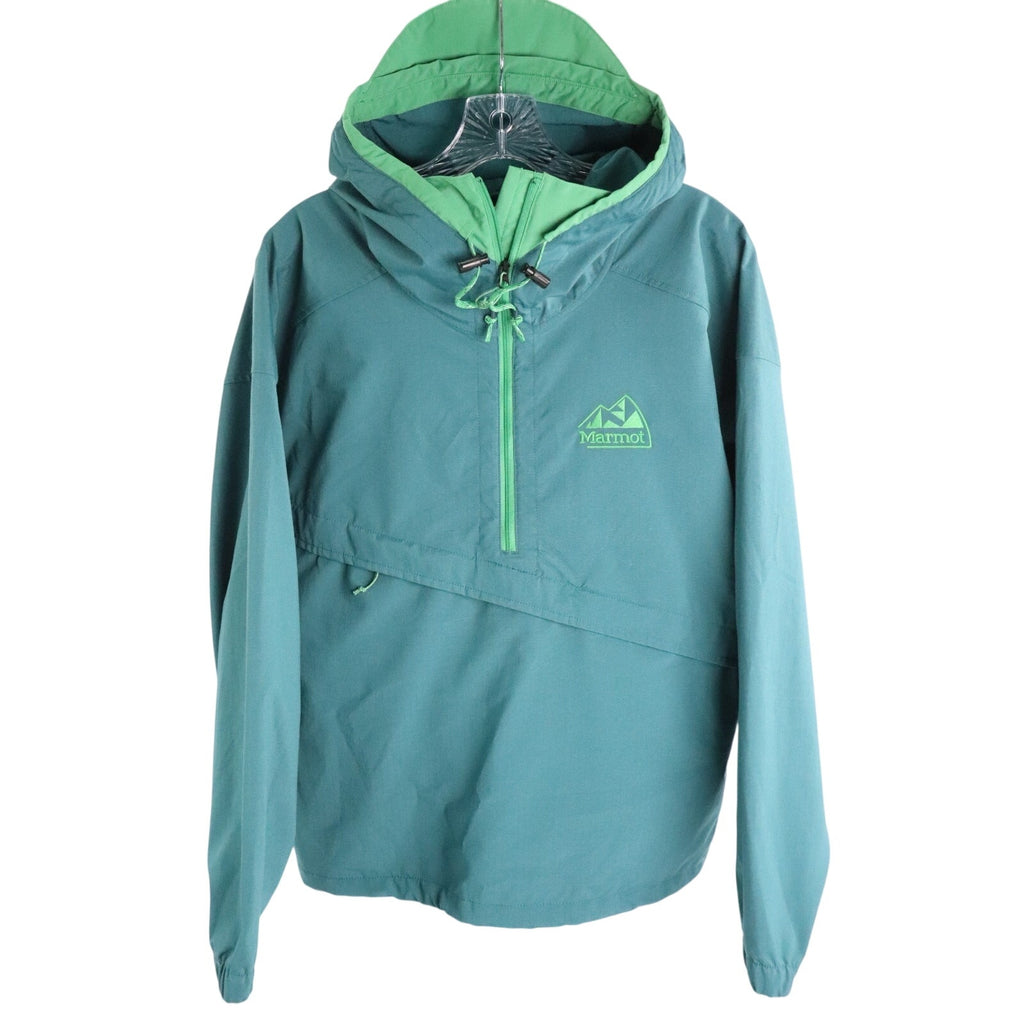 Marmot ‘96 Active Anorak Hooded Jacket Size S Green Water Resistant NWT $125