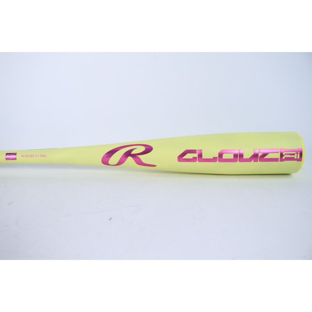 Rawlings Clout AI 28/18oz (-10) USAB 2 5/8" Barrel Yellow/Pink RUS6C10 #96