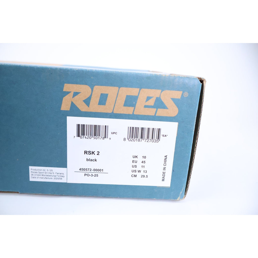 Roces RSK 2 Mens Ice Skates Hockey Style Black Size 11 Unisex Size 13 Women New