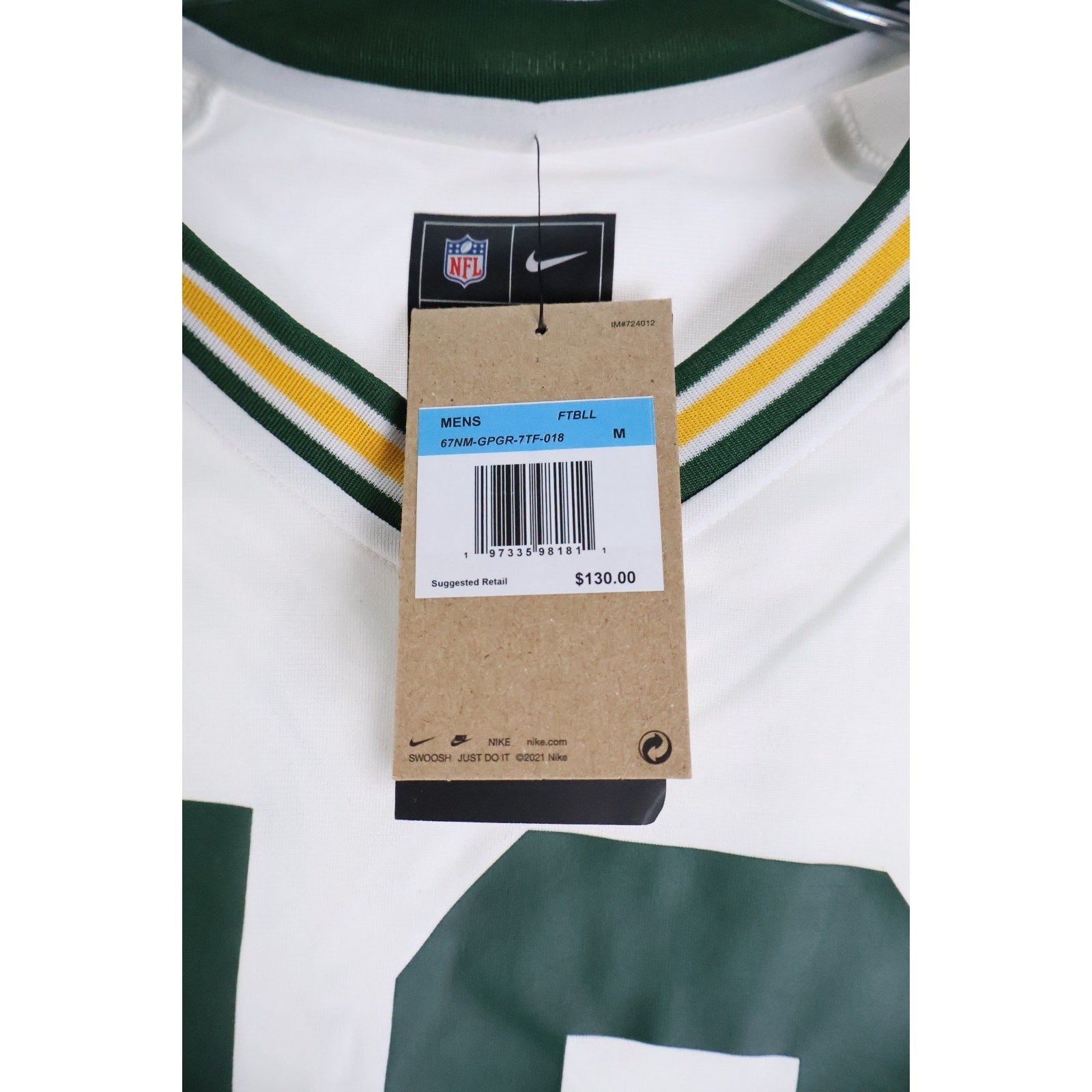 New Green Bay Packers #10 Jordan Love Nike Football Game Jersey Mens M$130 NFL13