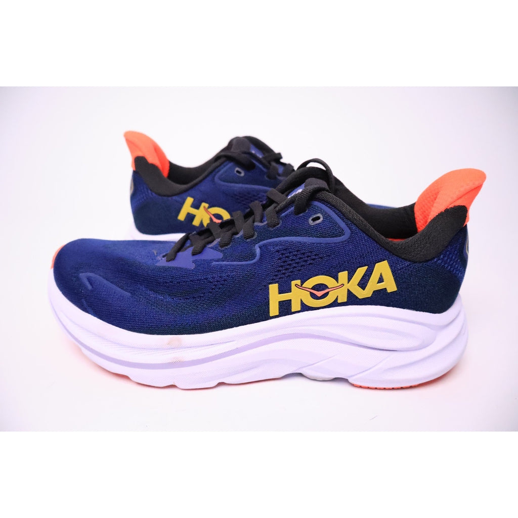 Hoka One One Clifton 10 Women’s Sz 7.5B Midnight Blue Starlight Excellent #197