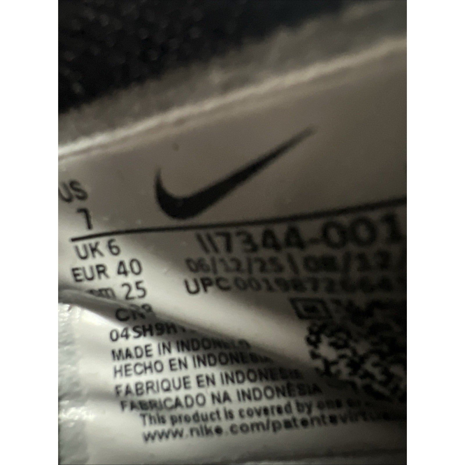 Nike Diamond Standout MCS Baseball Cleats (Black/White) Size M 7 / W 8.5 NEW
