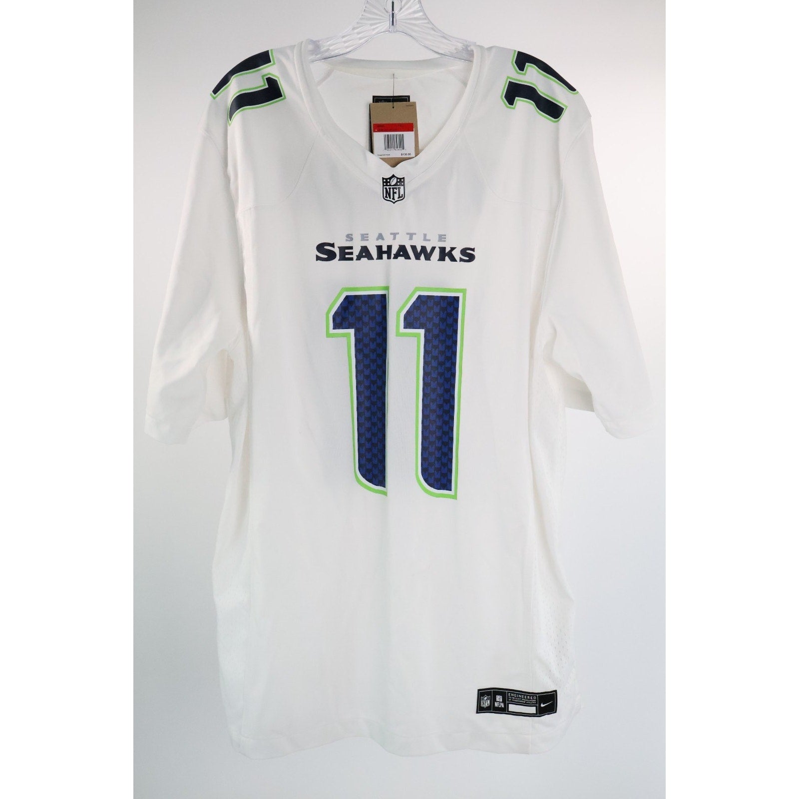 Nike Seattle Seahawks Jaxon Smith-Njigba White Jersey Mens Large NWT READ NFL4