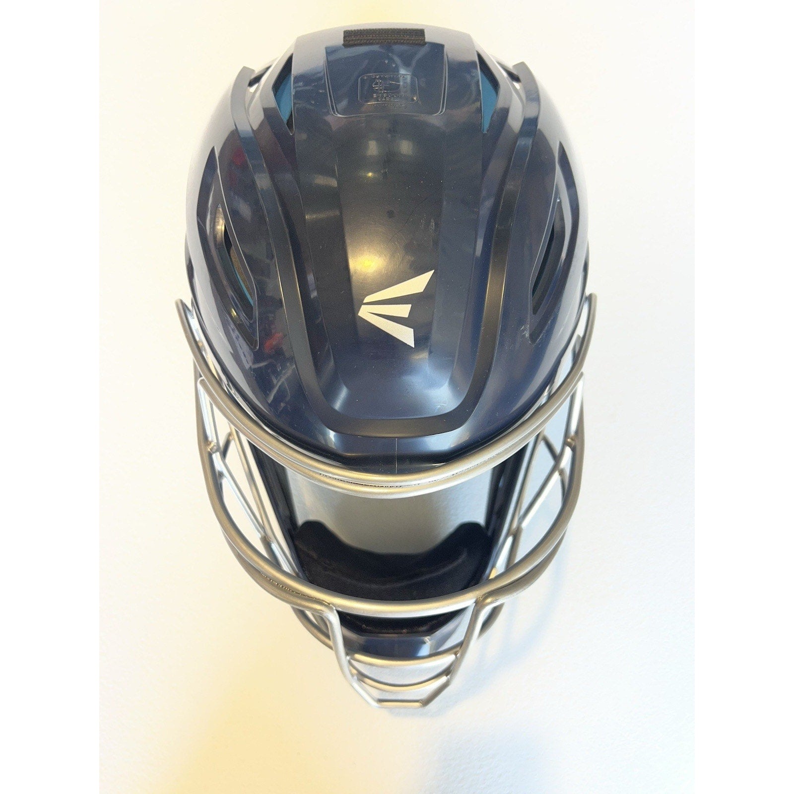 Easton Set Gametime Elite 3 Catcher's Leg Guards Helmet Adult 15+ Navy NEW Read