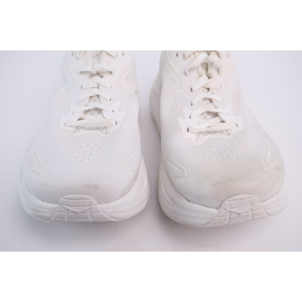 Hoka One One Clifton 10 White Running Shoe's Women's Size 7D Wide 1162050WWH