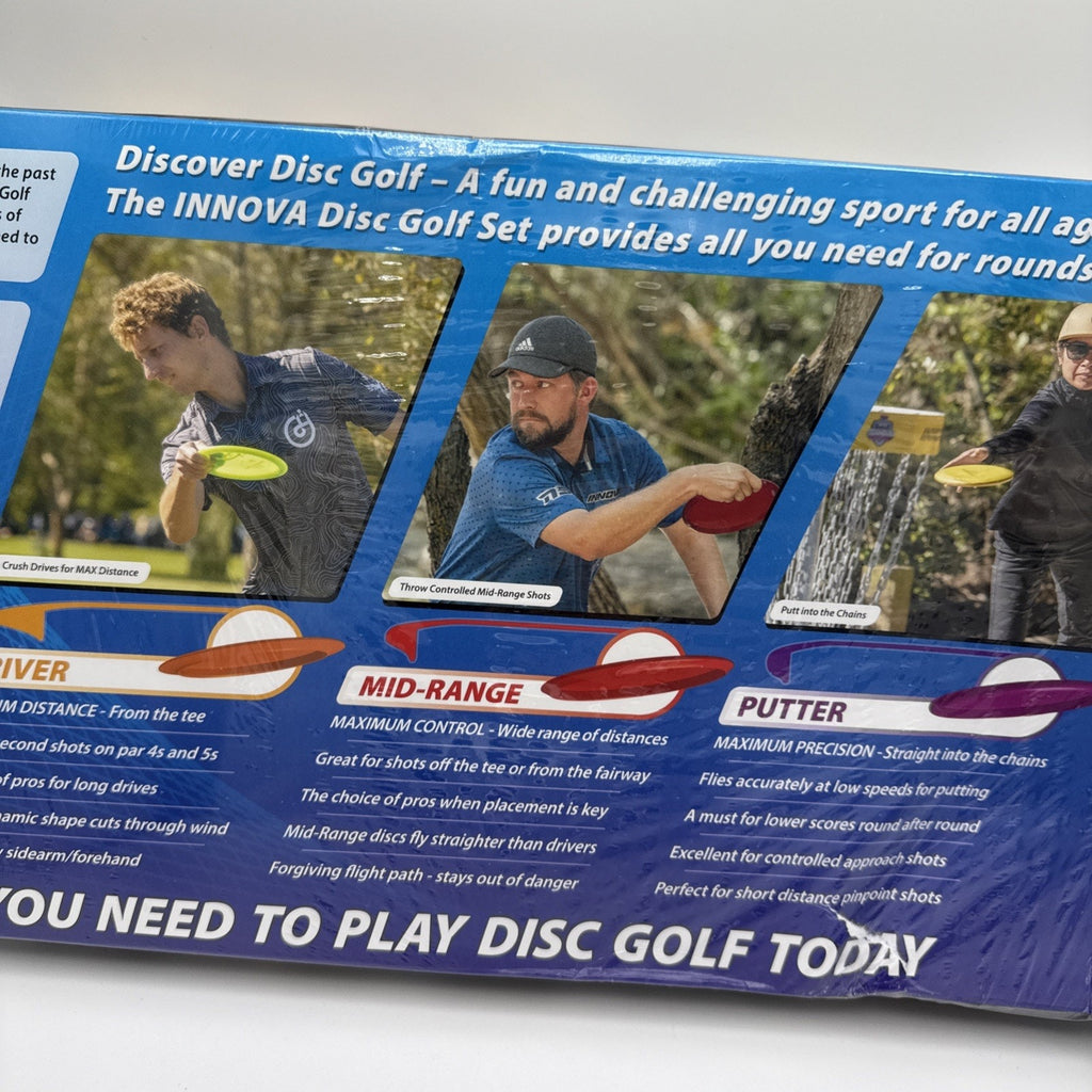 NEW Sealed Innova Driver / Mid Range/ Putter Disc Golf Set Fast Shipping