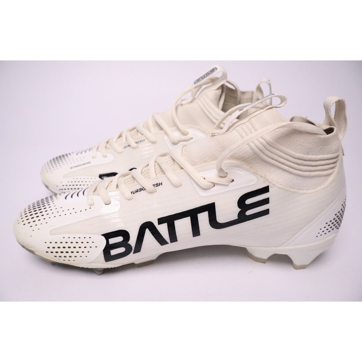 Battle AstroFly Football Cleats Men’s 10 White Black #178
