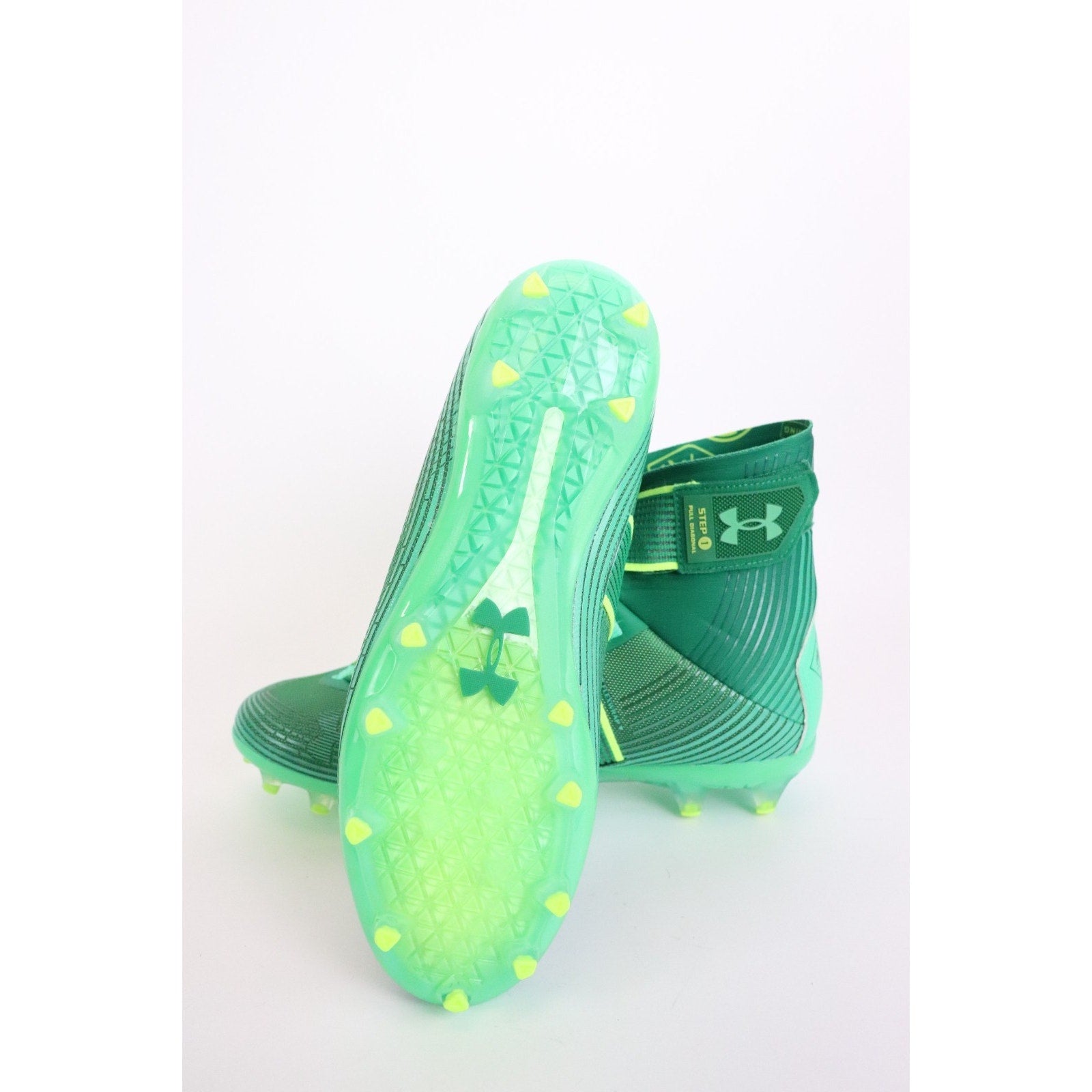 Under Armour Highlight MC Classic Green Football Cleat 3023716-301 Men's Sz 11