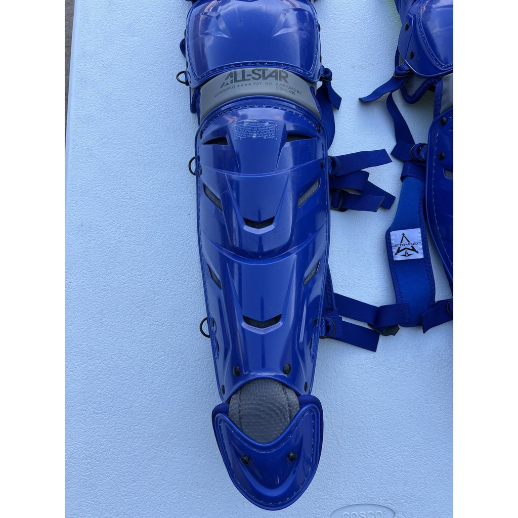All-Star S7 AXIS Baseball Catcher's Leg Guard Adult 16.5in - New Read