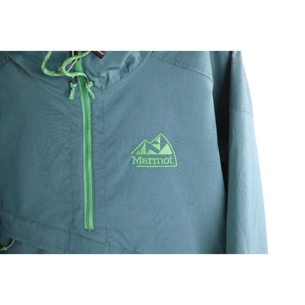 Marmot ‘96 Active Anorak Hooded Jacket Size S Green Water Resistant NWT $125