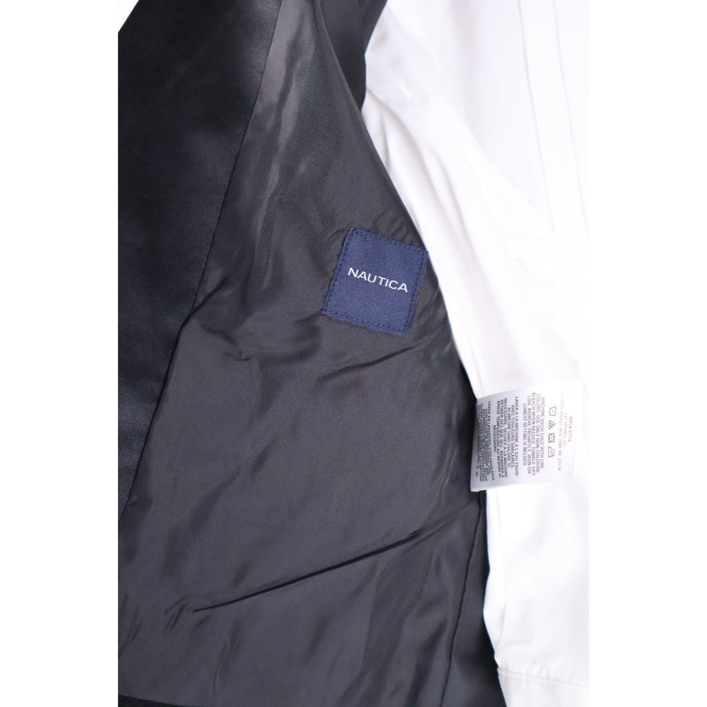 Nautica Black Tuxedo Suit For Child Kid Size 3T (Jacket + Shirt Only) NWT Read