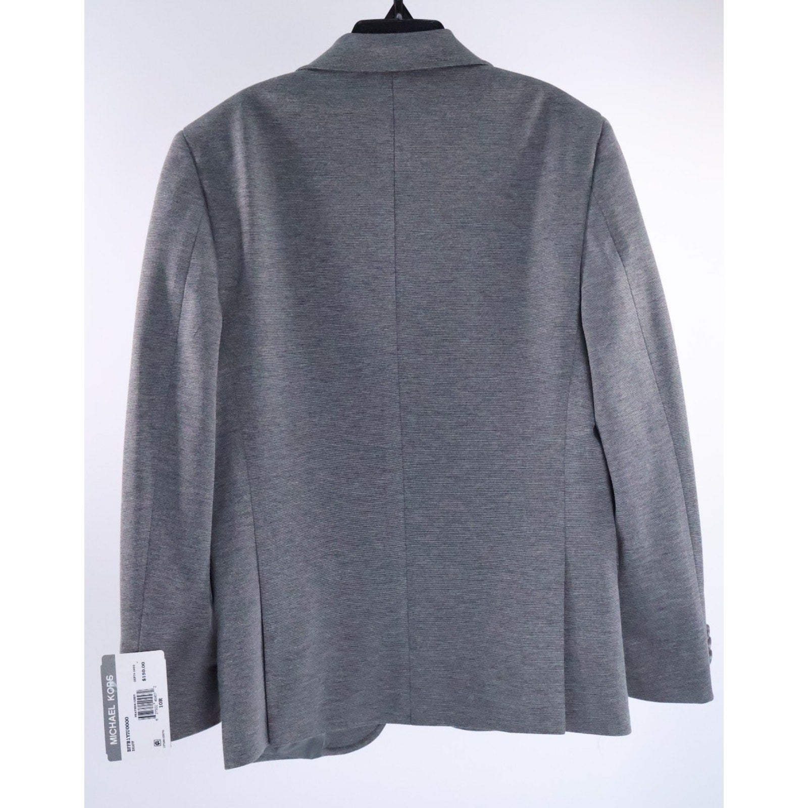 Michael Kors BKAFF Youth Size 10R Gray Suit Jacket $150 NWT