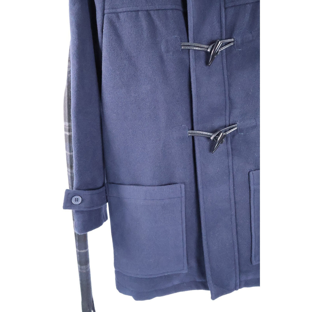Rothschild Hooded Toggle Coat with Scarf - Navy - Size L 14 NWT