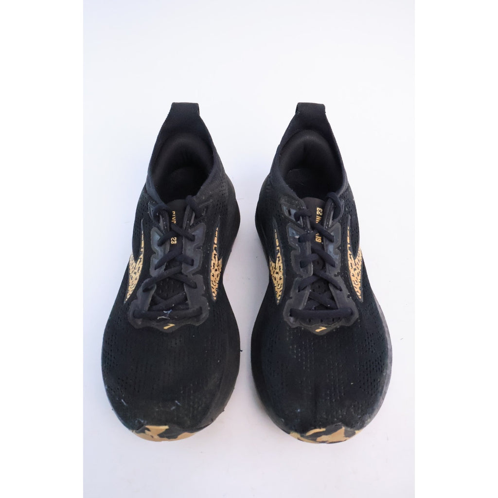Brooks Glycerin GTS 23 Running Shoes Womens Sz7.5 Black/Asphalt/Iced Coffee #108