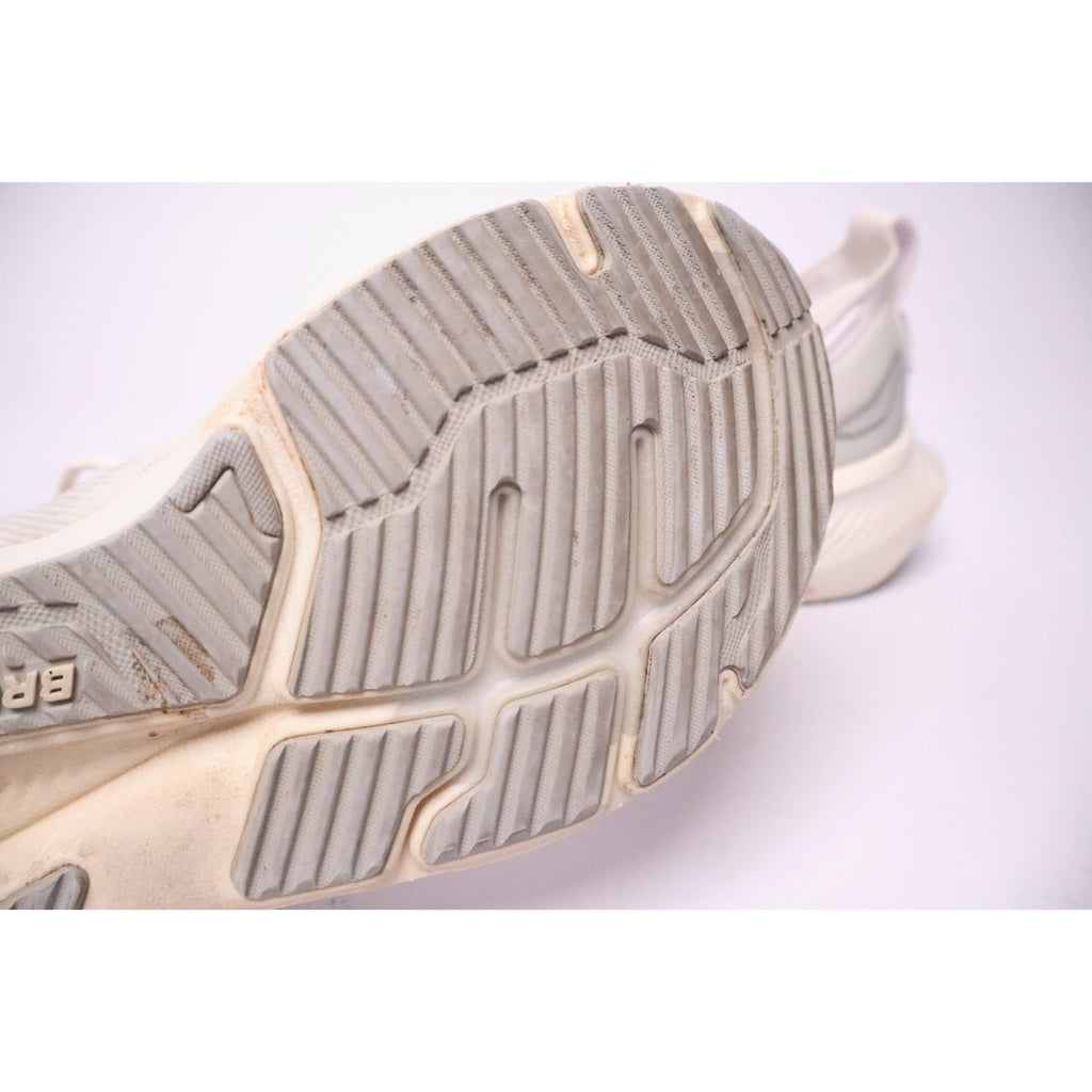 Brooks Glycerin 23 Womens Sz 7.5 White Gray Athletic Running Shoes Sneakers #193