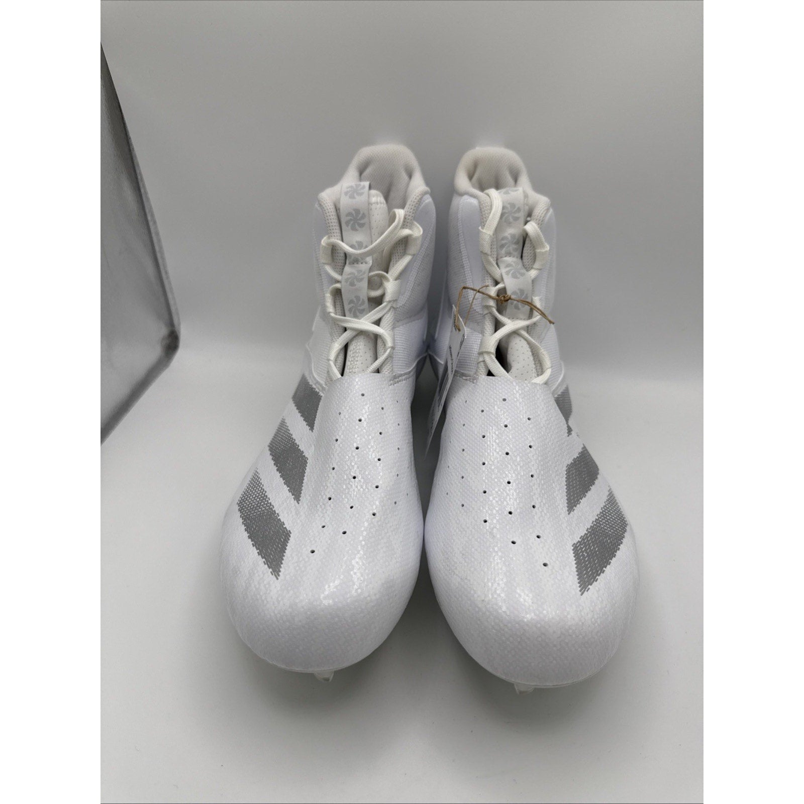 Adidas Adizero Chaos Linemen Mens Football Cleats Shoe White Size 10.5 NWOB