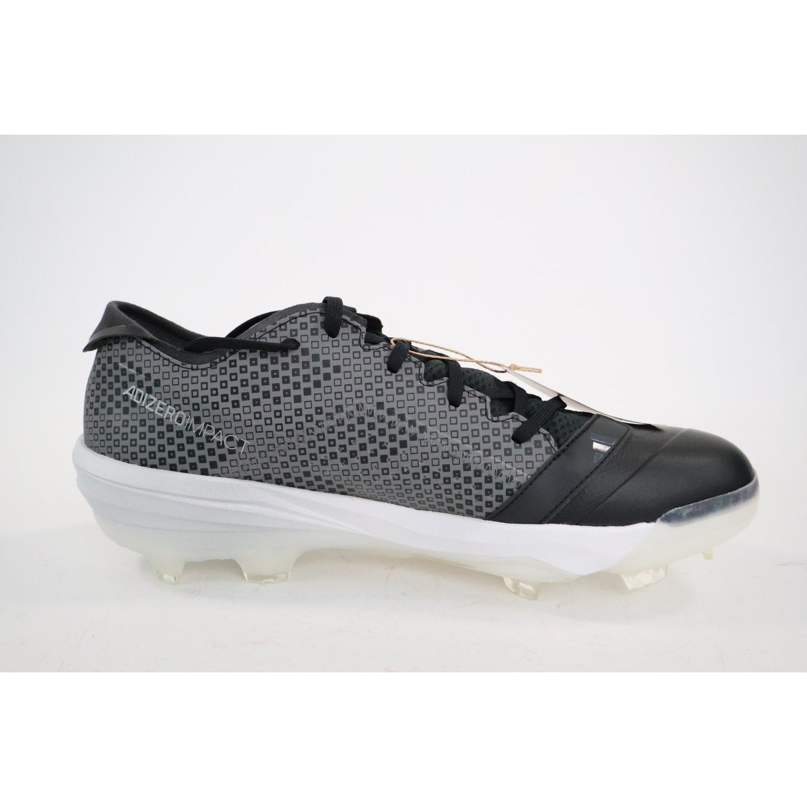 Adidas Adizero Impact TPU Baseball Cleats Black White Size13 JI1467 NWT