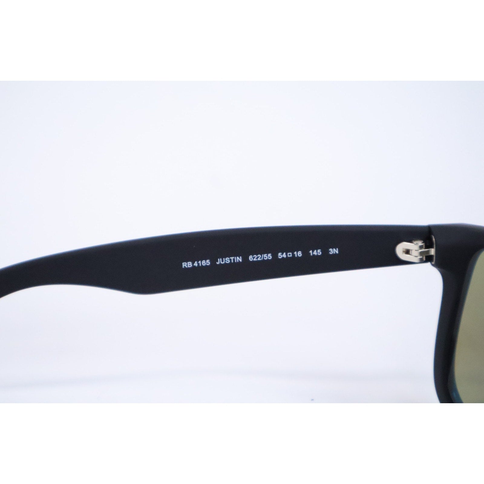 Ray-Ban Justin Color Mix Matte Rubber Black / Blue Mirror 54 mm Sunglasses