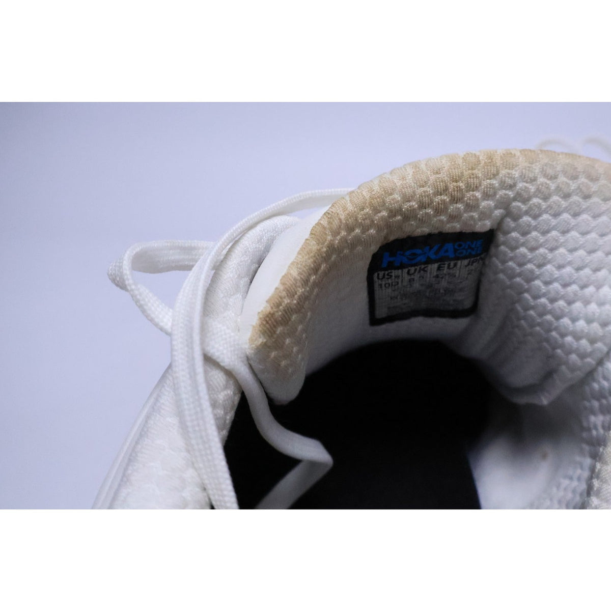 Hoka One One Bondi SR Wide Women's Size 10 D Triple White Excellent #295