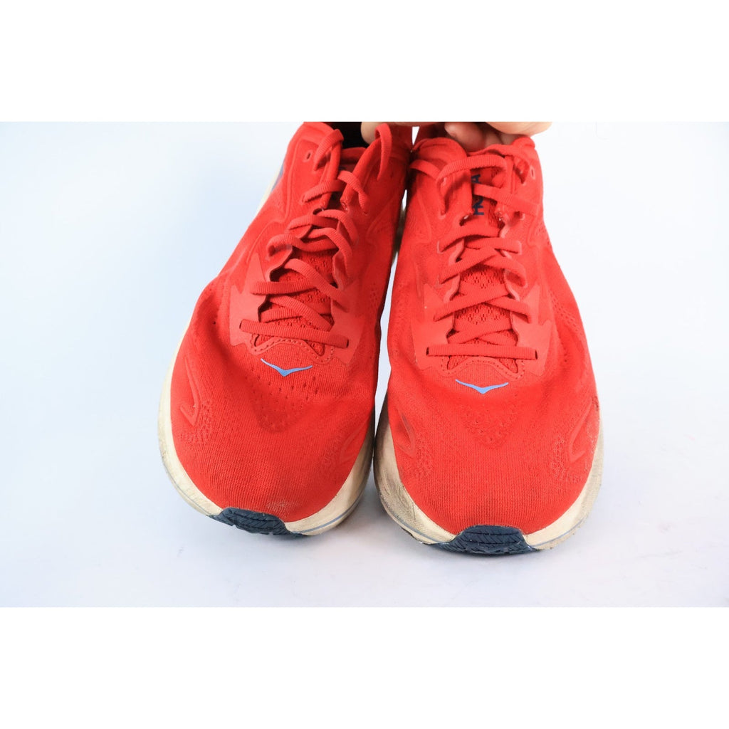 Hoka Clifton 10 Men's Size 13 Red White Athletic Running Shoes #305