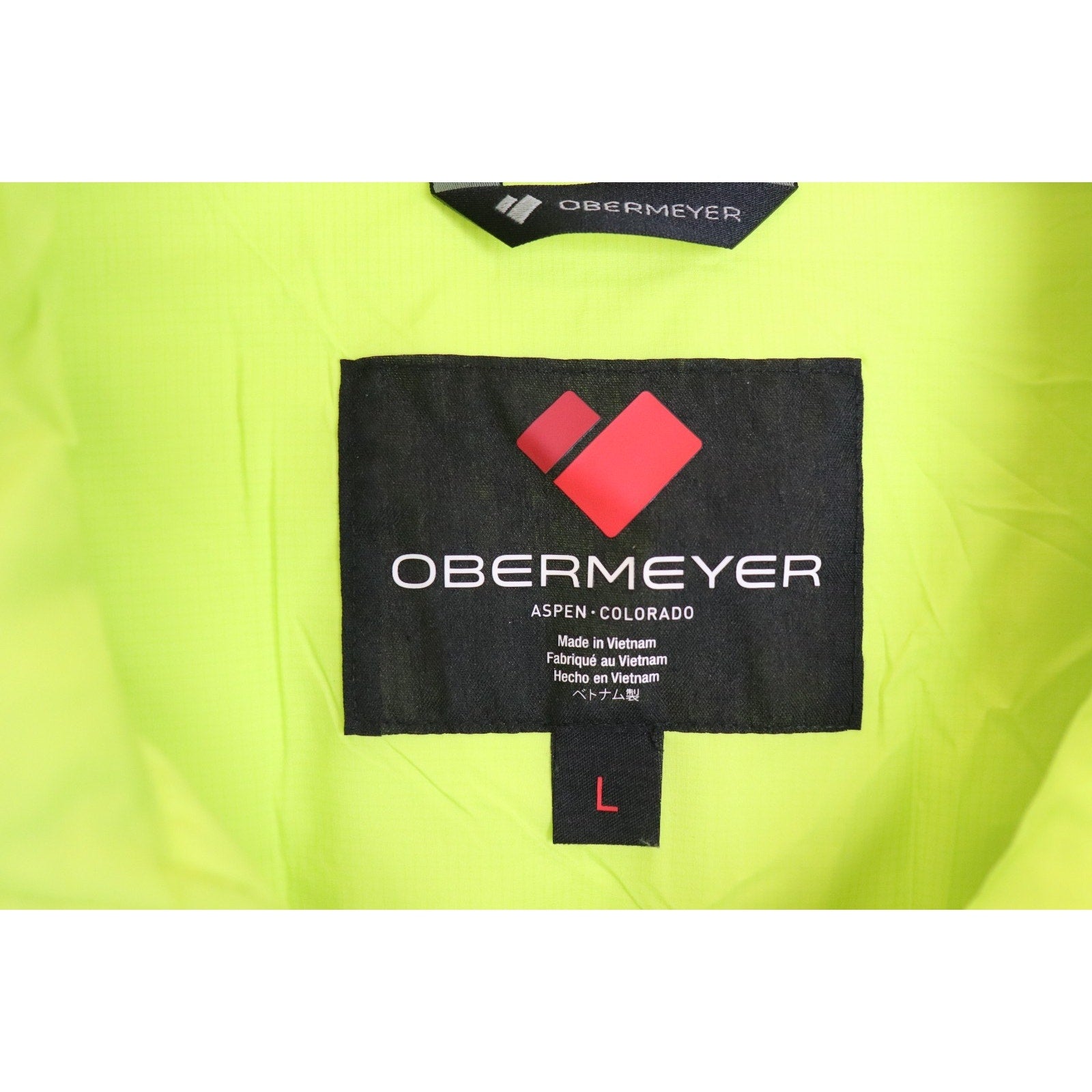 $299 NWT Obermeyer Klaus Down Jacket Men's Large Winter Jacket 800 FP