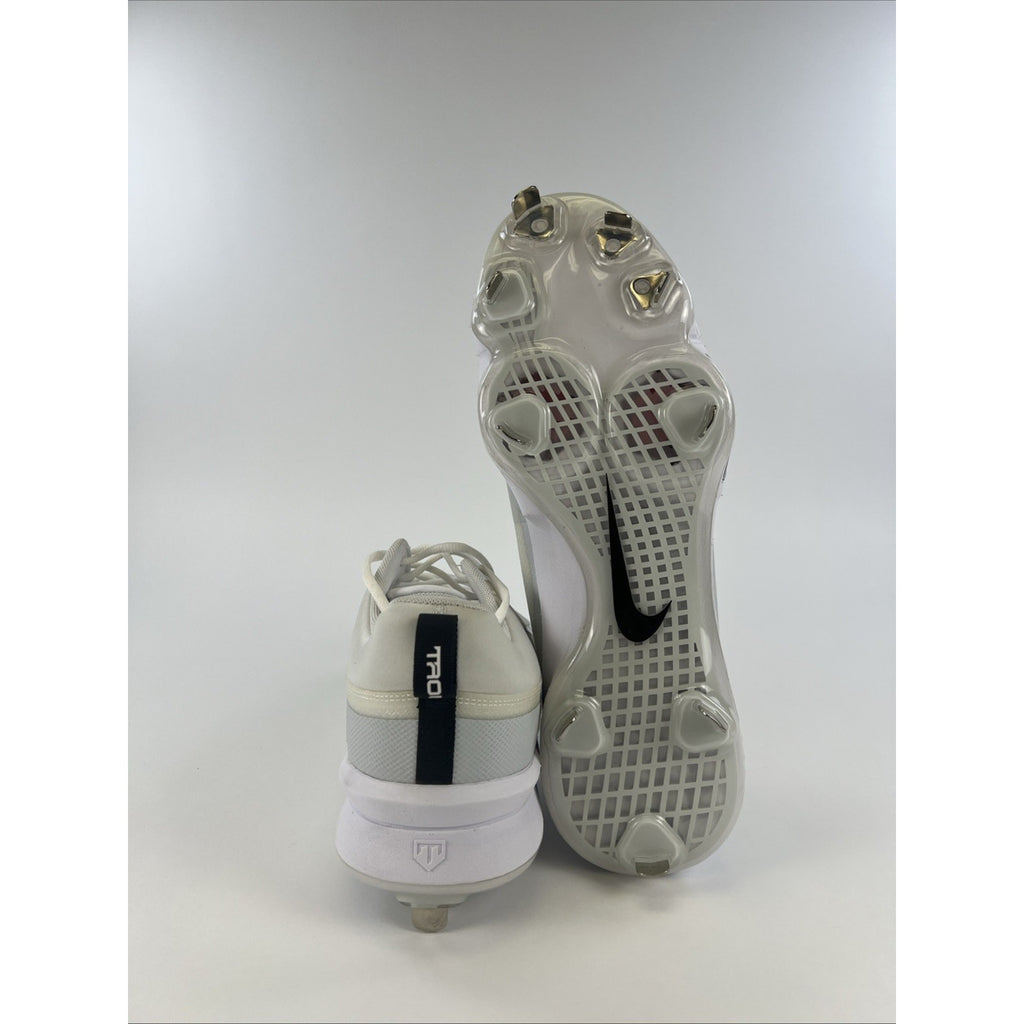 Nike Force Zoom Trout 9 Baseball Cleat - Size: 14 - FB2907 100 - White - NEW !