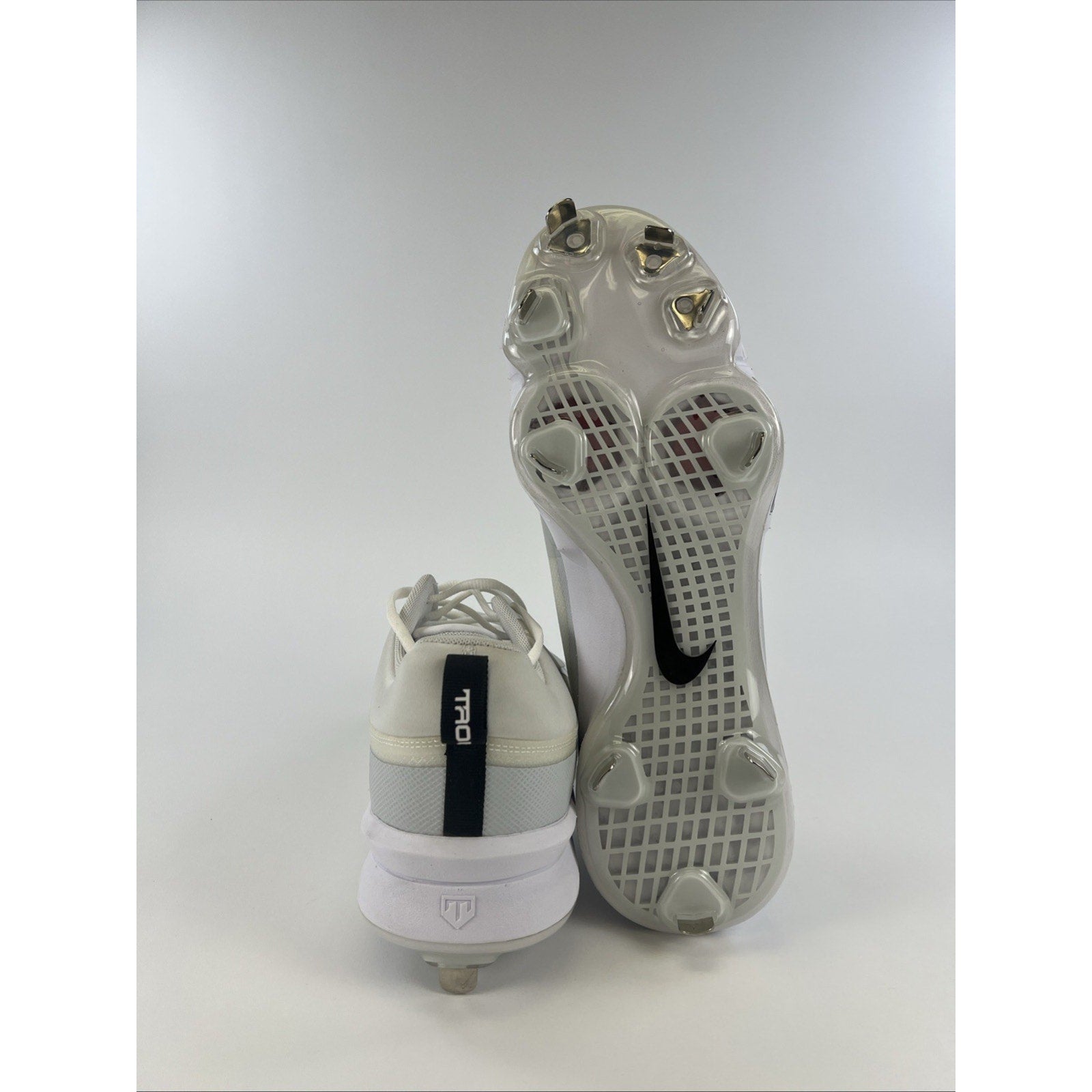 Nike Force Zoom Trout 9 Baseball Cleat - Size: 14 - FB2907 100 - White - NEW !
