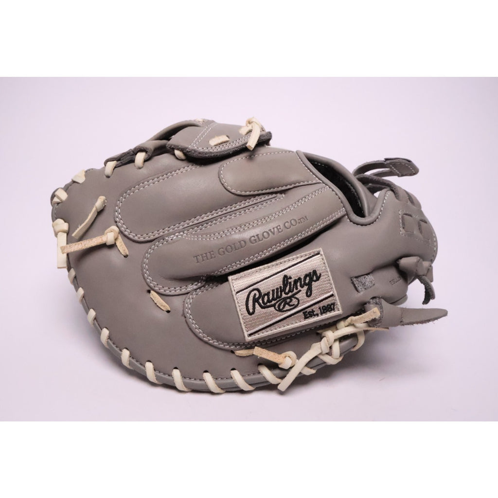 Rawlings PRO CM33FP-24G 33" Fastpitch Softball Catchers Mitt Glove Gray RHT READ
