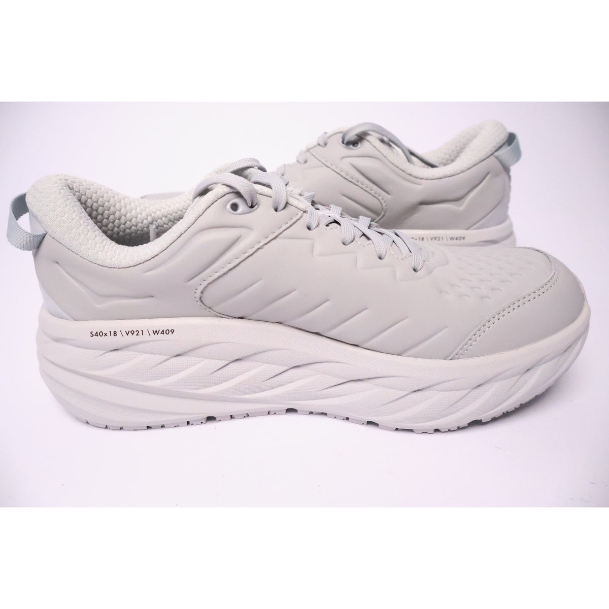 HOKA Bondi SR Wide Men’s Size 10 2E Slip Resistant Sneaker 1129350 HMLR #191