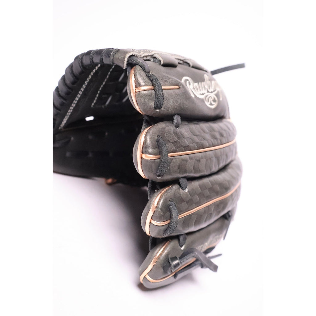 Rawlings Heart of the Hide 12"Softball Glove RHT Basket Web Black/Gold Excellent