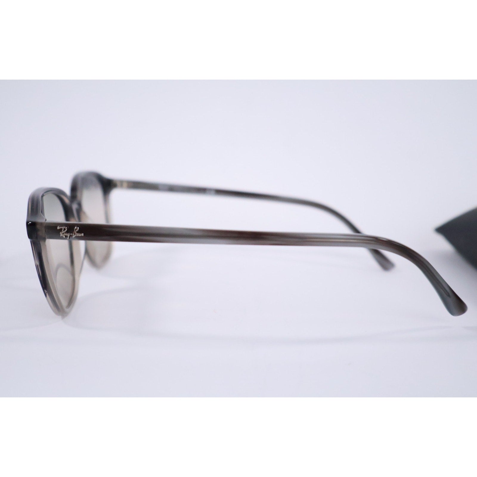 Ray Ban LEONARD Grey Havana GRADIENT Pink Blue Lens Sunglass RB2193 1326/GE Read