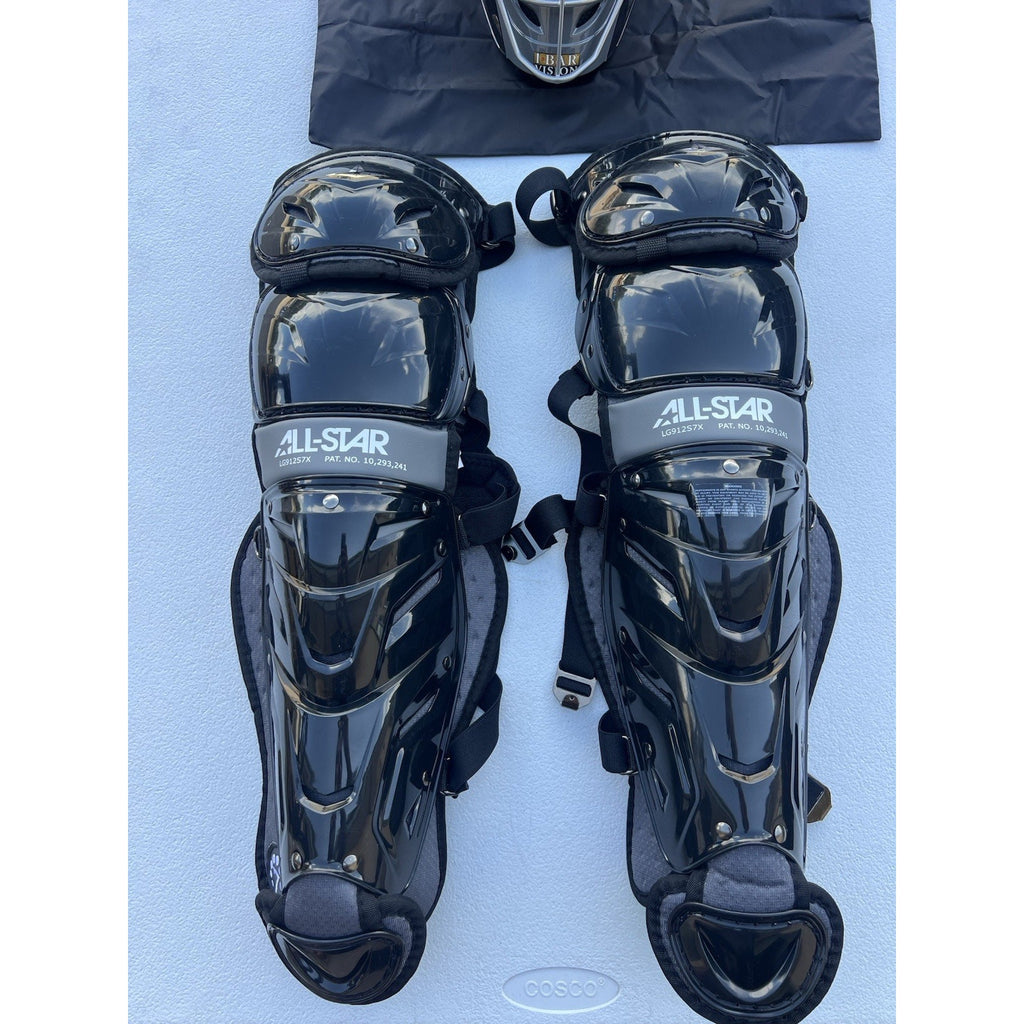 All-Star System 7 Axis Catcher’s Set Youth 9-12 Black/Graphite 3-Piece NEW