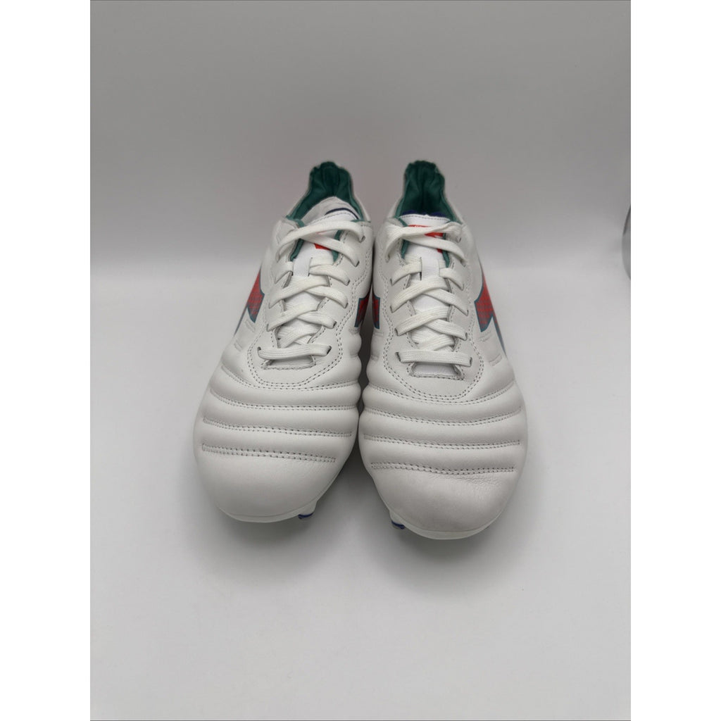 Diadora Brasil Elite GR LT W LP12 Size 8 Womens White Blue Red Soccer Cleats