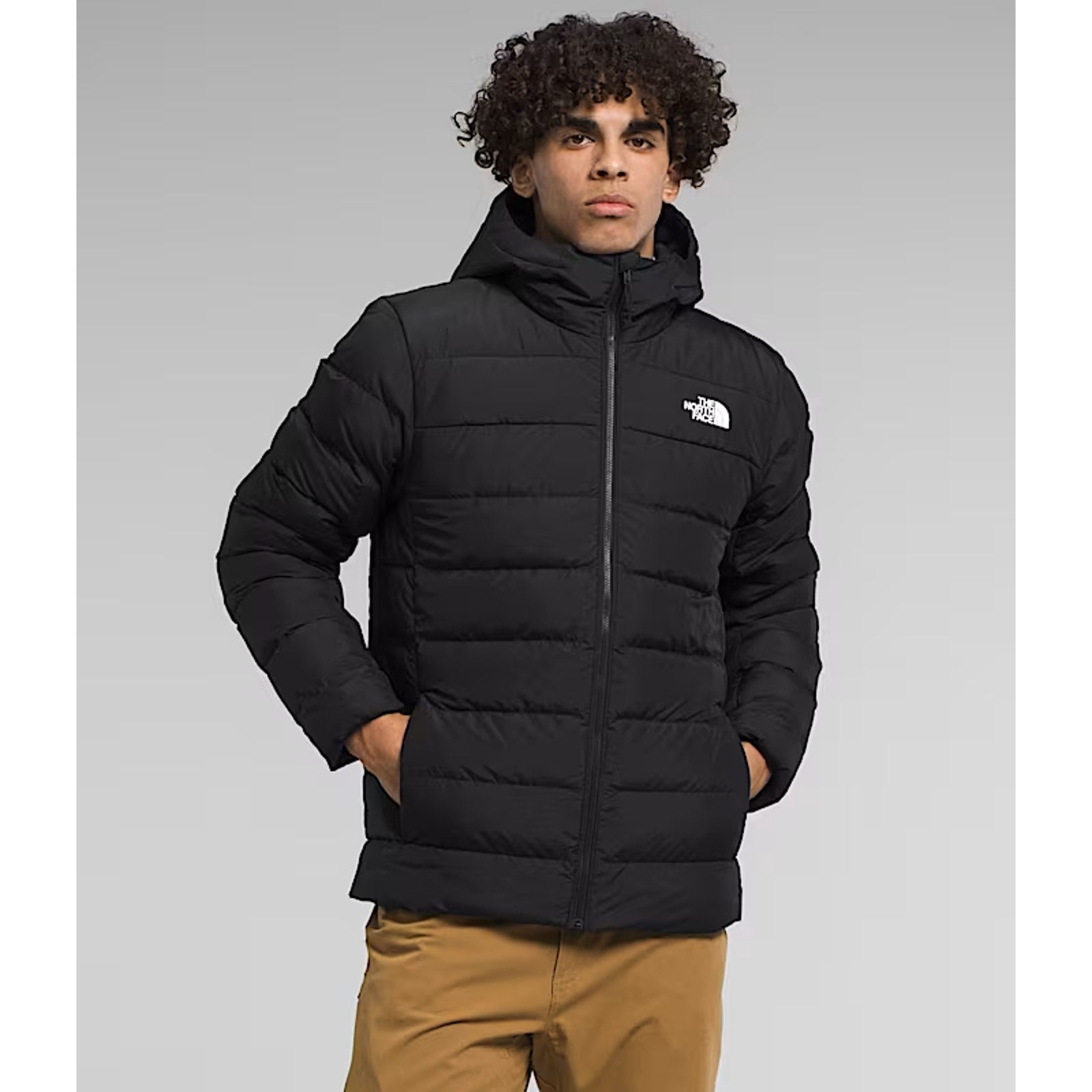 The North Face Aconcagua 3 Hoodie Jacket Men's Large Smokey Black $250 New Read2