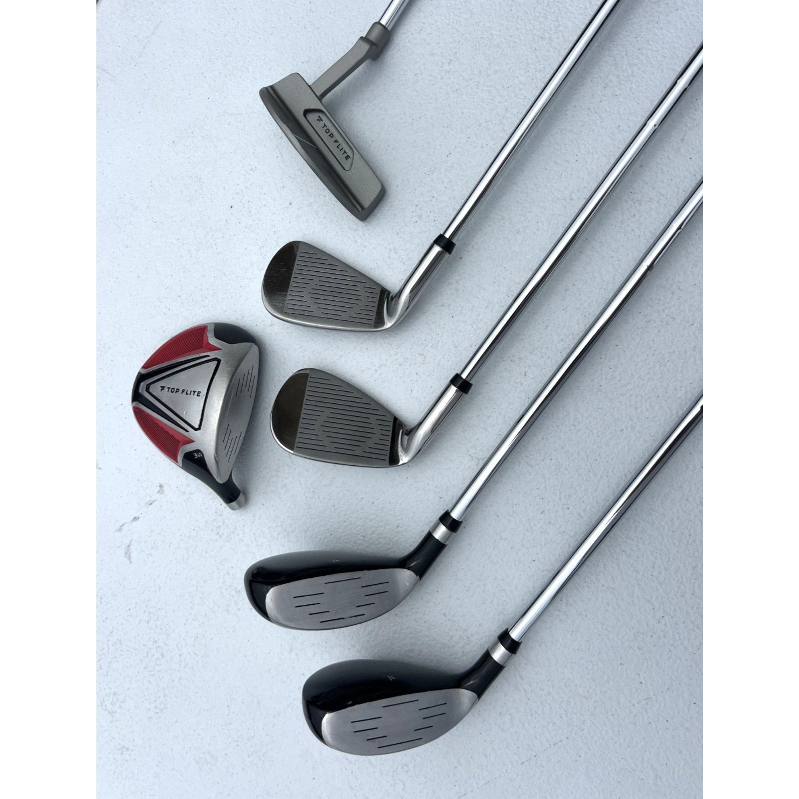 Top Flite Incomplete Golf Club Sets With Bag READ