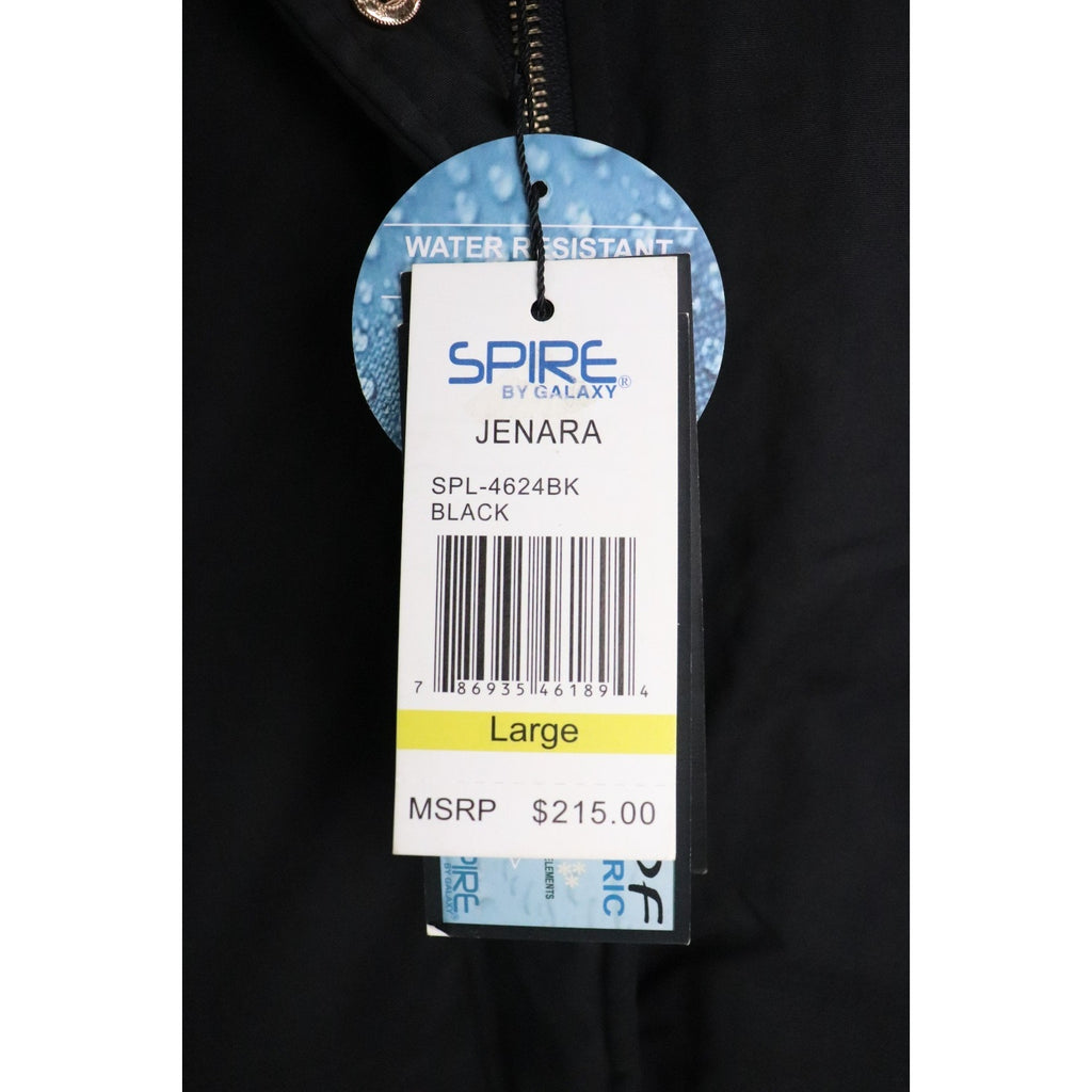 Sphire by Galaxy Heavyweight Parka Jenar Jacket | Black | W Size L | SPL-4624BK