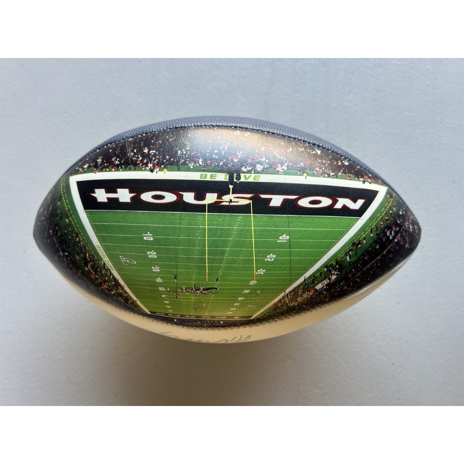 Houston Texans Logo Brands Commemorative Autograph Debossed Football New No Box
