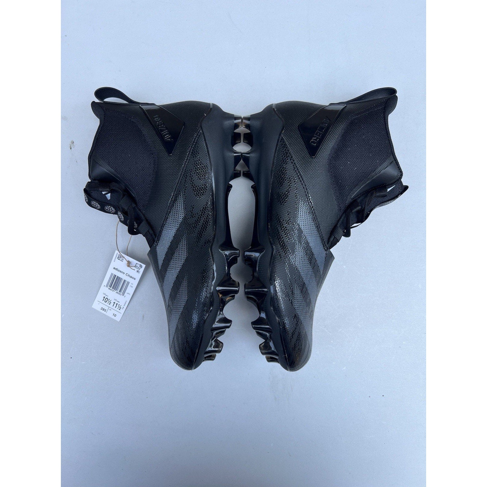 Adidas Adizero Chaos Black Lineman Cleats Mens Size 10.5 New ID9103