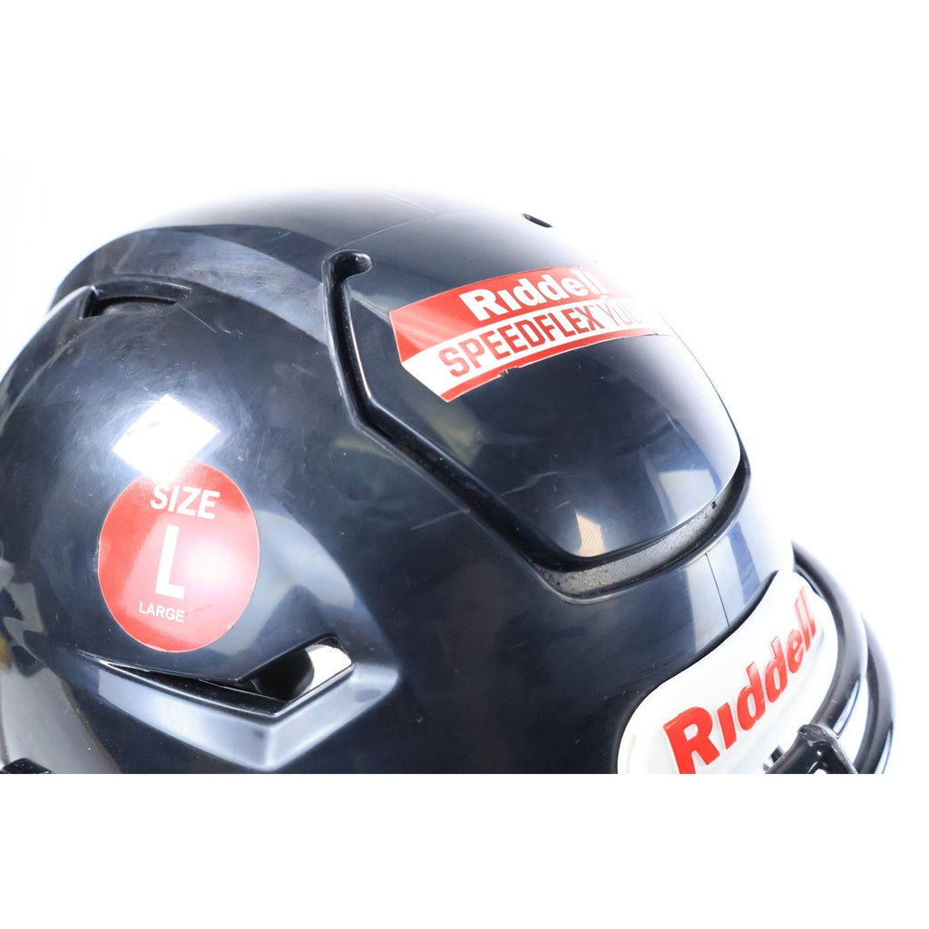 Riddell Speedflex Youth Football Helmet Black, Size Large Read INV#71
