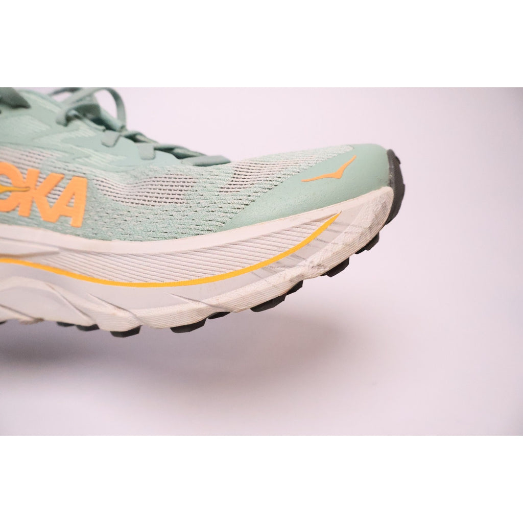 HOKA Challenger 8 Womens US 8.5 B Trail Running Shoes Jade Cosmic Grey #166