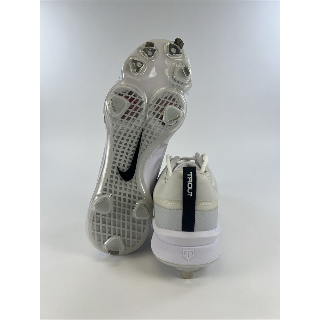 Nike Force Zoom Trout 9 Baseball Cleat - Size: 14 - FB2907 100 - White - NEW !